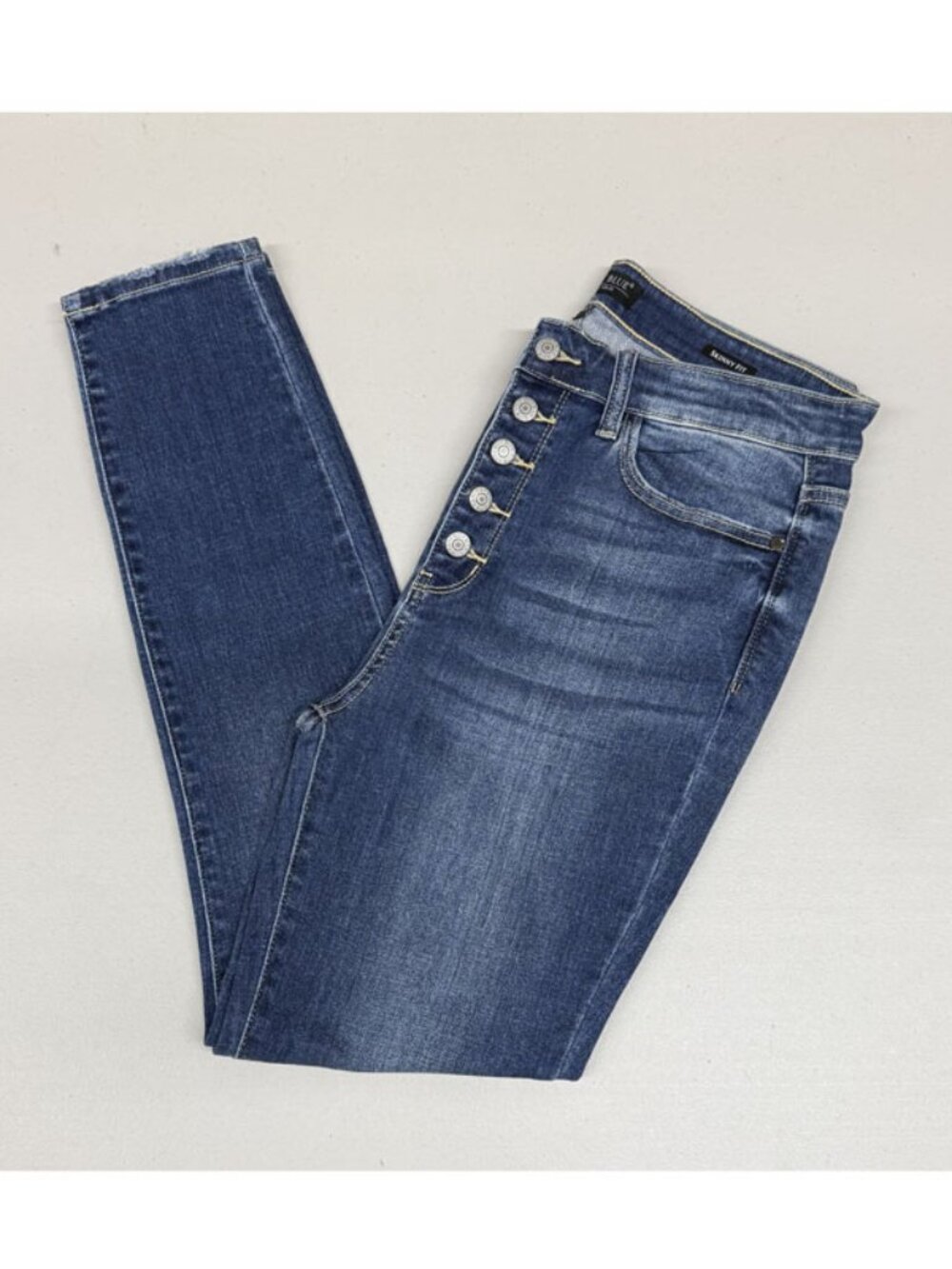 Judy Blue Basic Button Fly Skinny Jeans
